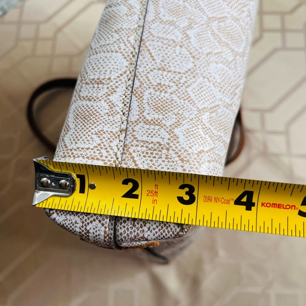 Consuela Clay Everyday Leather Tote Bag Snakeskin Print - Picture 9 of 9